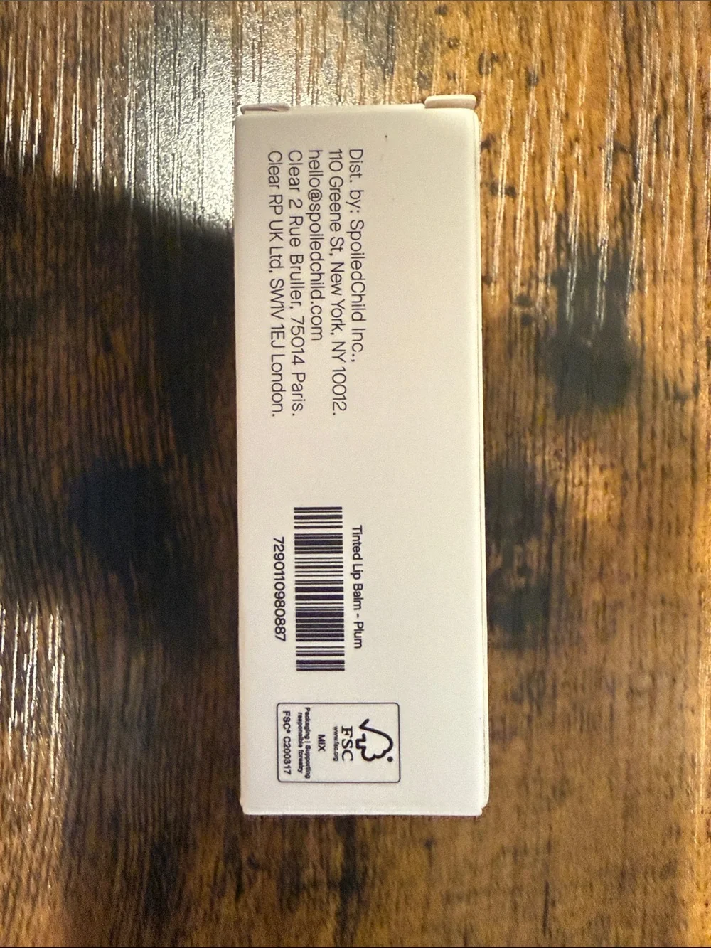 SpoiledChild Conditioning Tinted Lip Balm — Plum Shade